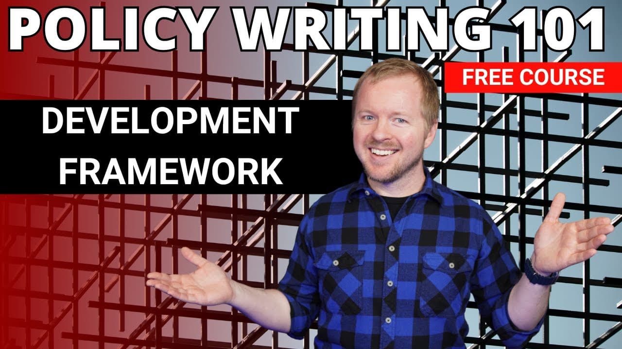 Policy Development Framework for GRC Professionals
