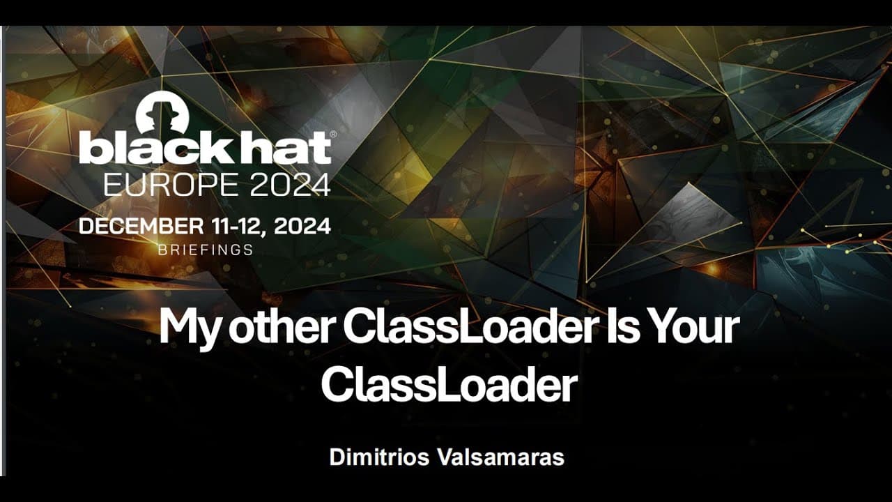 New Video from @BlackHatOfficialYT: Understanding and Exploiting Parcelable and Serializable Vulnerabilities in Android