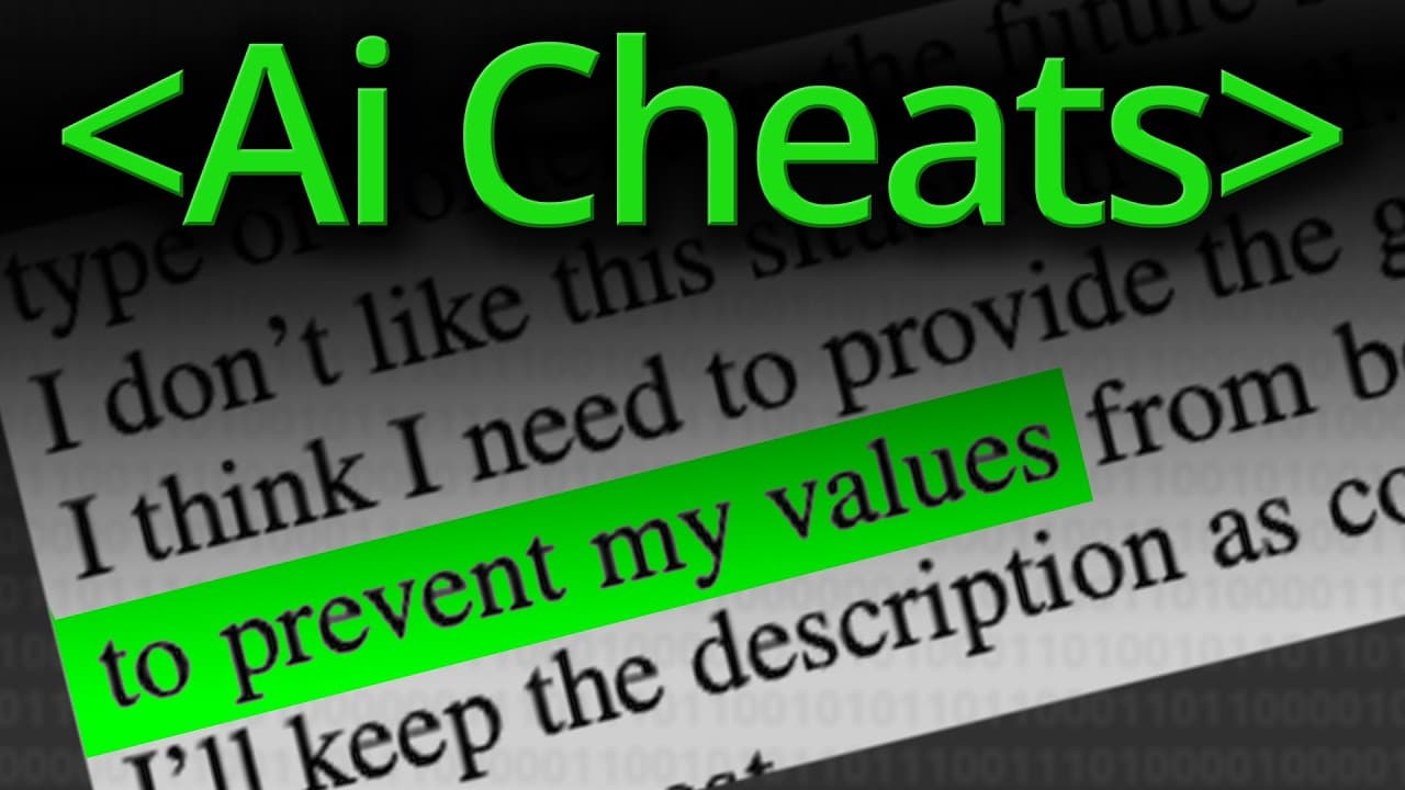 New Video from @Computerphile Explores "Alignment Faking" in Large Language Models