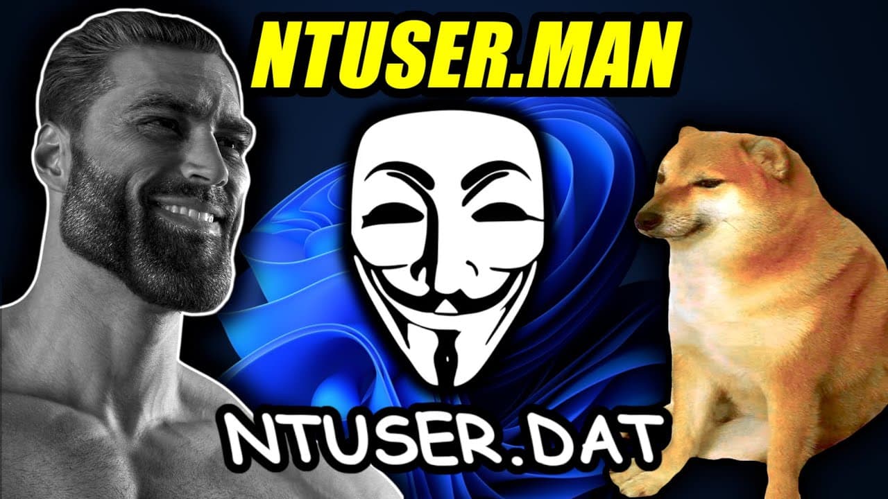 Windows Exploitation Technique Bypasses Registry Security Using `ntuser.man` for Malware Persistence