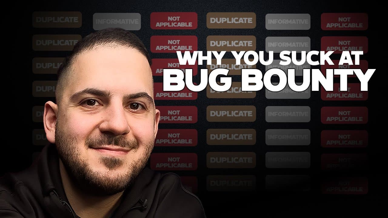 NahamSec's New Video: Common Mistakes and Tips for Beginner Bug Bounty Hunters