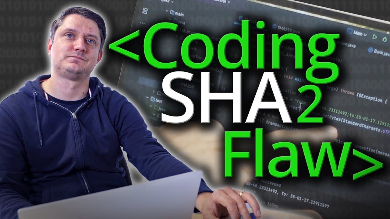 New Video from @Computerphile: Exploring SHA-256 and Length Extension Attacks