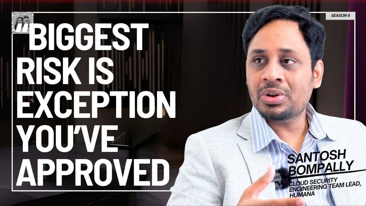 New Video from @CloudSecurityPodcast: Expert Santo Discusses Cloud Security and Exception Management
