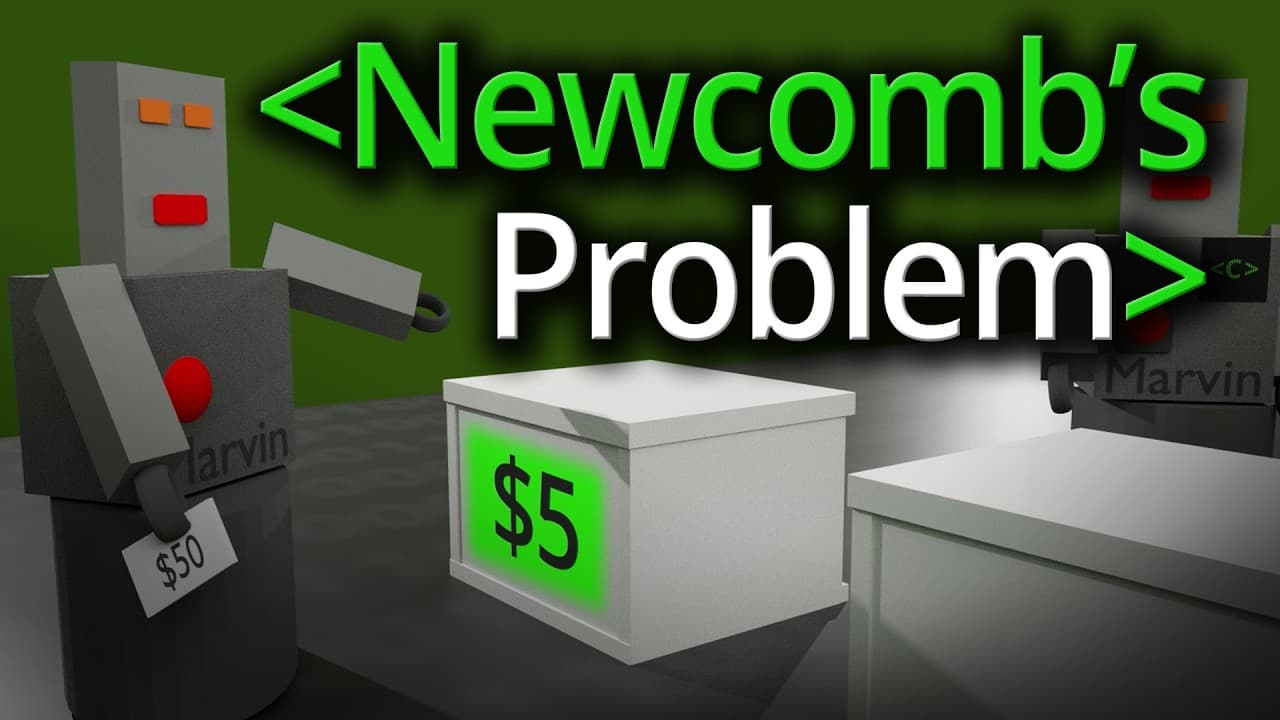 Analysis of Newcomb's Paradox and AI Decision-Making in a Computerphile Discussion