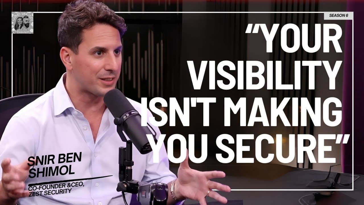 New Cloud Security Podcast Video Featuring Zest Security CEO Sneer