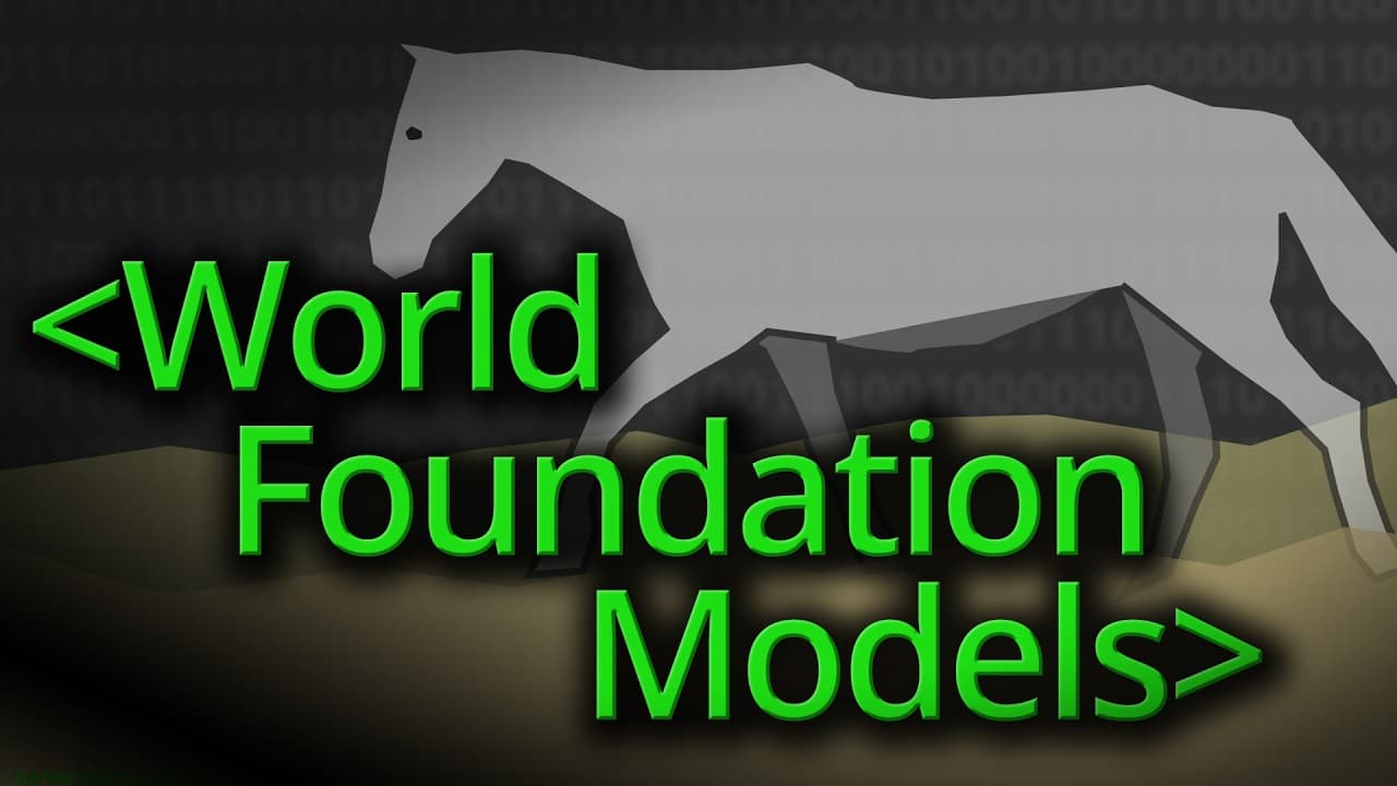New Video from @Computerphile Explores "World Foundation Model" in AI