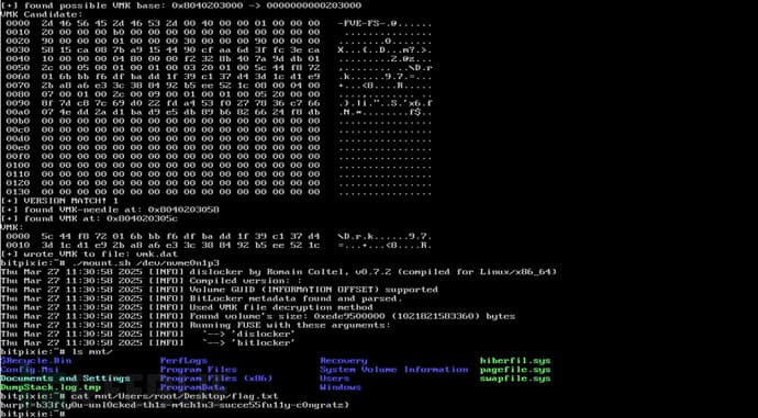 Bitpixie Vulnerability (CVE-2023-21563) Bypasses BitLocker Encryption in Minutes