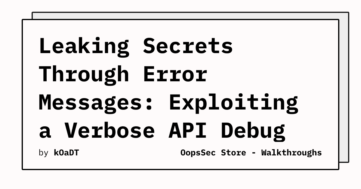 Vulnerability in Data Export API Endpoint Leads to Information Disclosure
