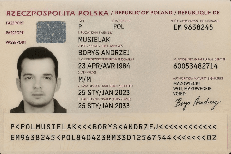 Polish Researcher Uses ChatGPT-4o to Create Realistic Passport Replica in Five Minutes