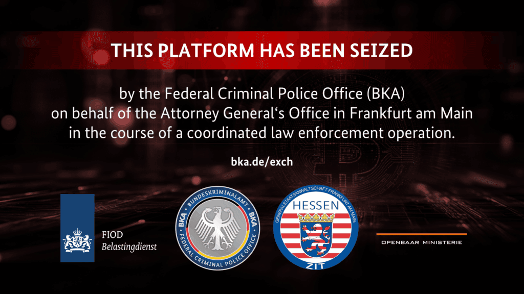 German Police Shut Down eXch Crypto Exchange for Money Laundering and Illegal Trading