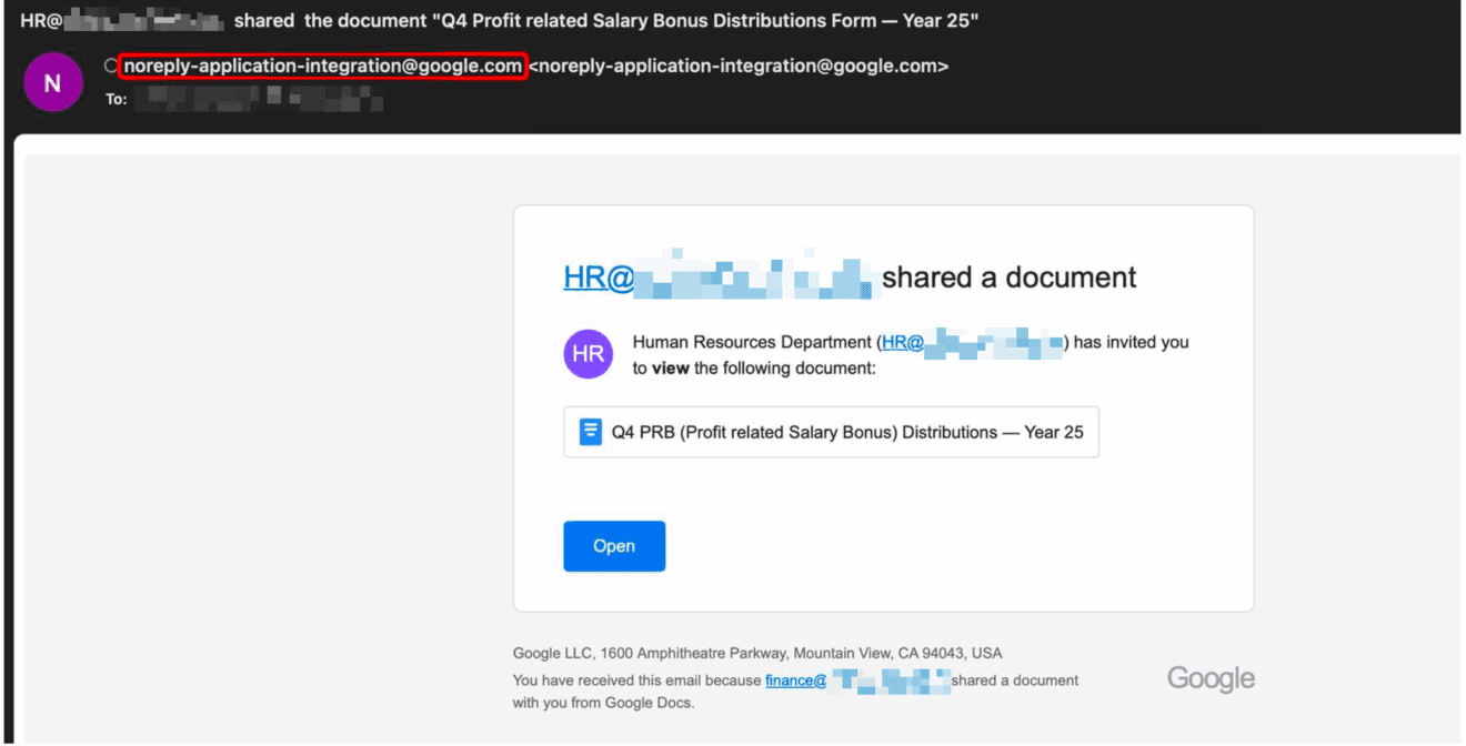 Phishing Campaign Abuses Google Cloud Application Integration to Impersonate Legitimate Google Emails