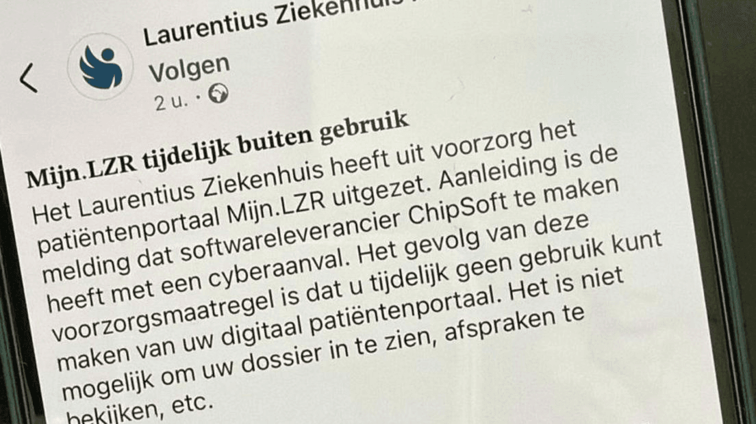 Ransomware Attack on ChipSoft Disrupts EHR Services in Netherlands and Belgium