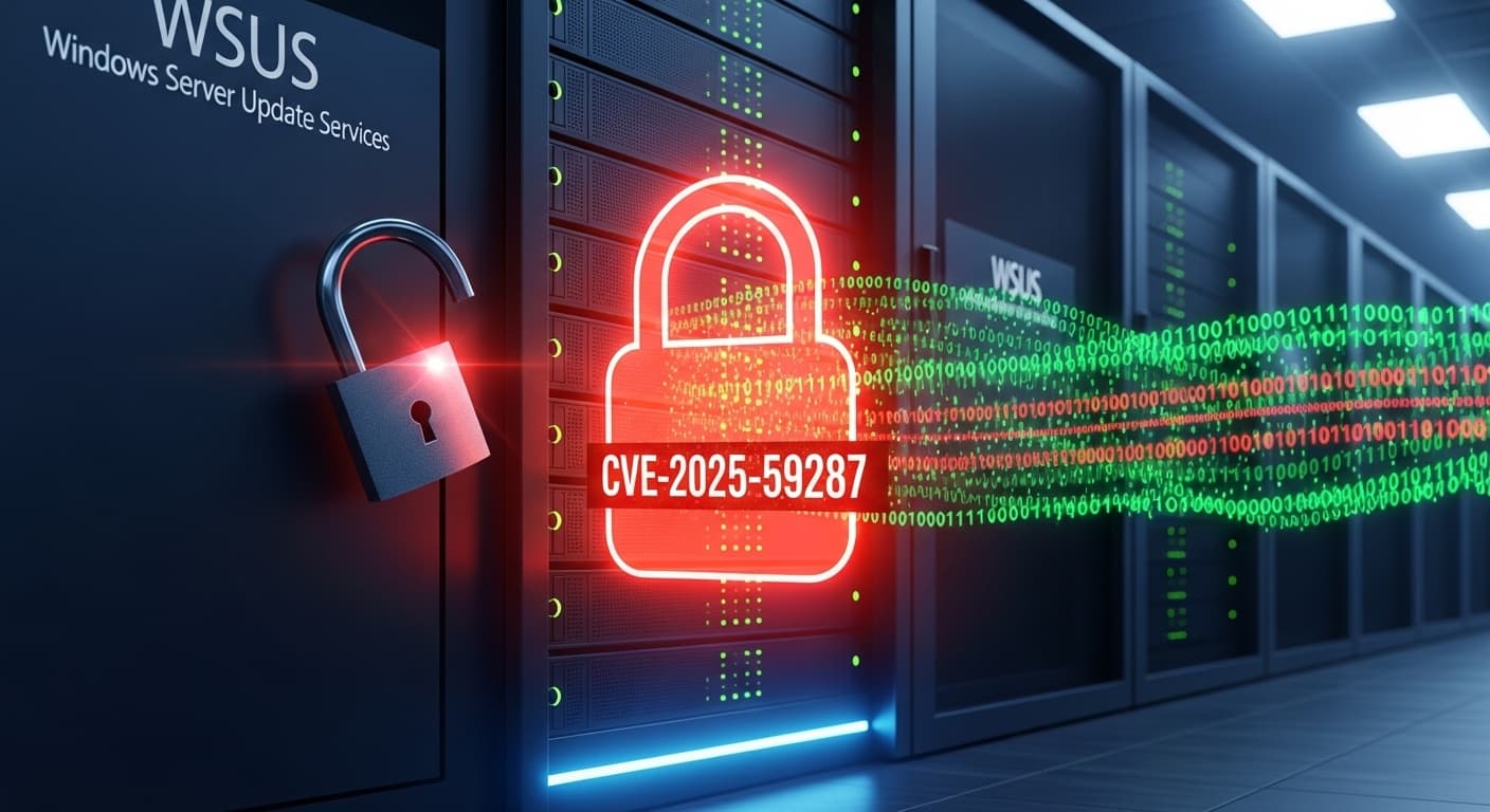 Critical WSUS Vulnerability (CVE-2025-59287) Exploited to Deploy ShadowPad Backdoor