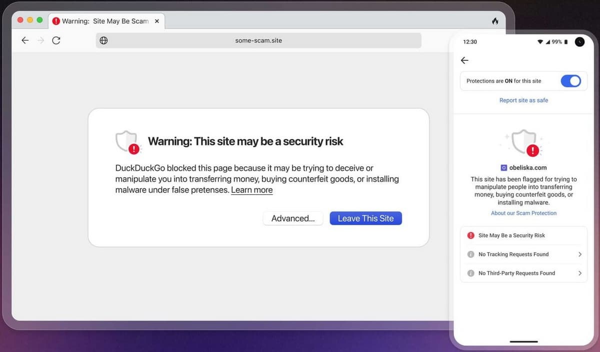 DuckDuckGo Enhances Scam Blocker for Better Online Protection