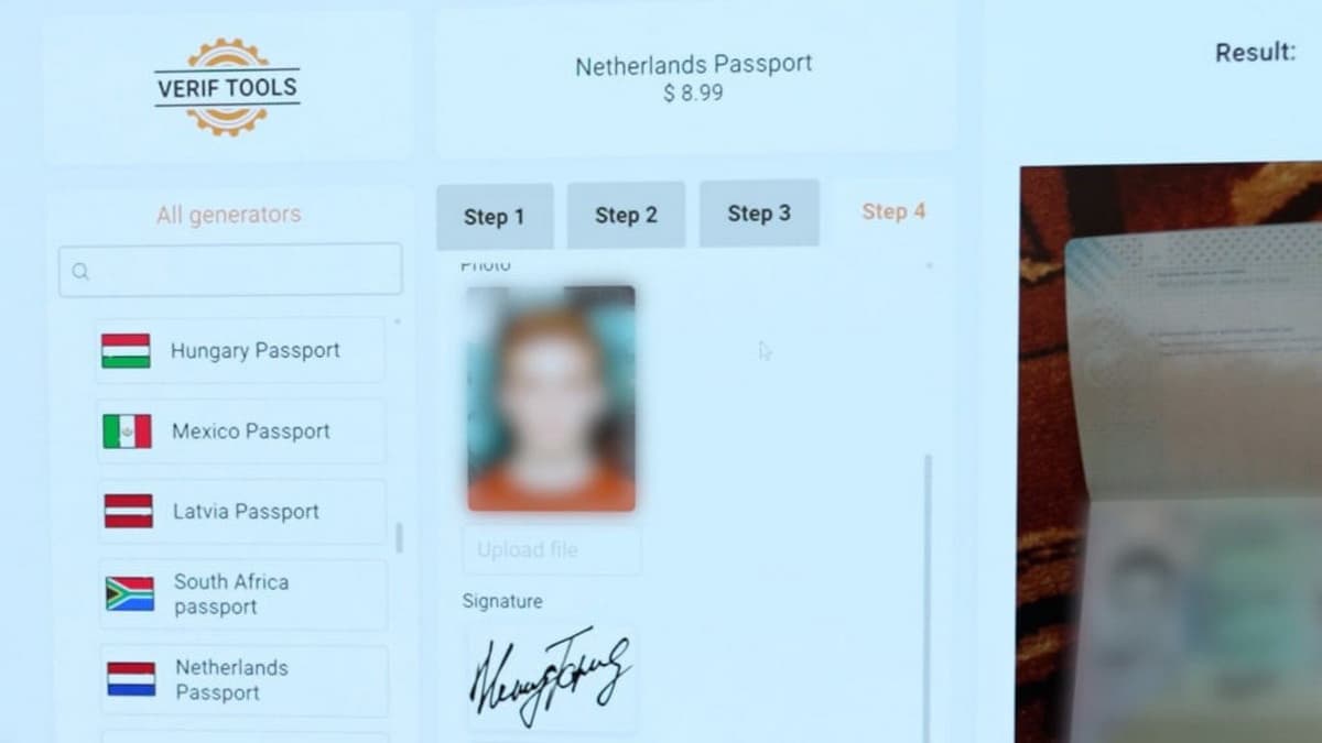 FBI and Dutch Police Dismantle VerifTools Fake Document Marketplace