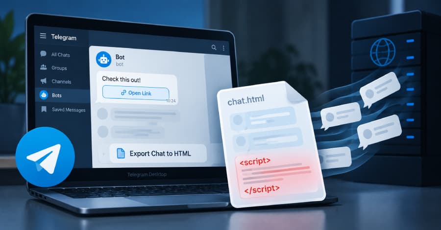 Telegram Desktop Flaw Allowed Hidden JavaScript Execution in Exported Chat Files