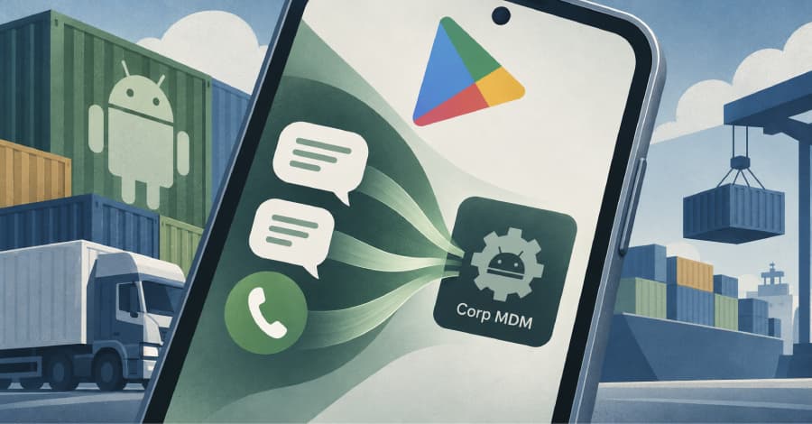 Corp MDM Android Spyware Targets Logistics Sector Through Fake Google Play Pages