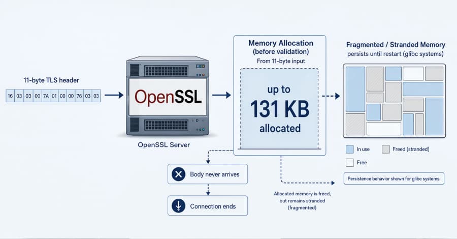 HollowByte DoS Vulnerability Discovered in Unpatched OpenSSL Servers