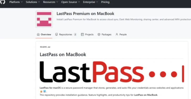 LastPass Warns of Ongoing macOS Malware Campaign via Fake GitHub Repositories