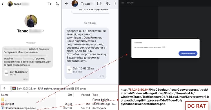 CERT-UA Warns of Dark Crystal RAT Campaign Targeting Defense Sector