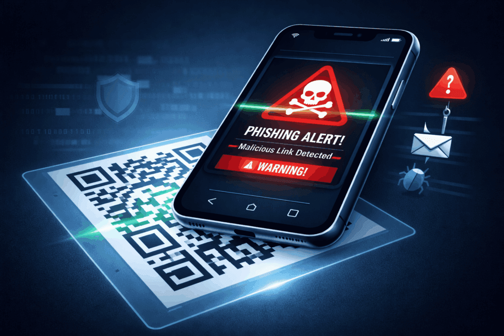 Surge in QR Code Phishing Attacks Targeting Organizations via Email