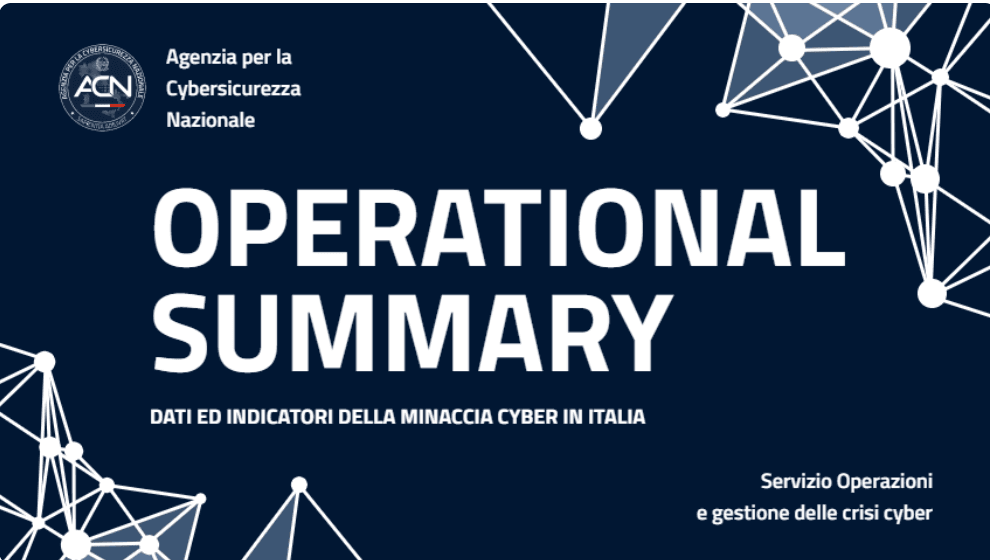 Italy's ACN Reports 10% Decrease in Cybersecurity Incidents for May 2026 Amid NIS2 Directive Implementation