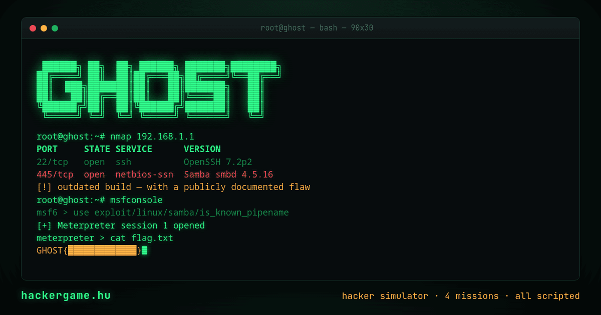 Browser-Based Hacker Simulator for Learning Terminal Commands and Hacking Concepts