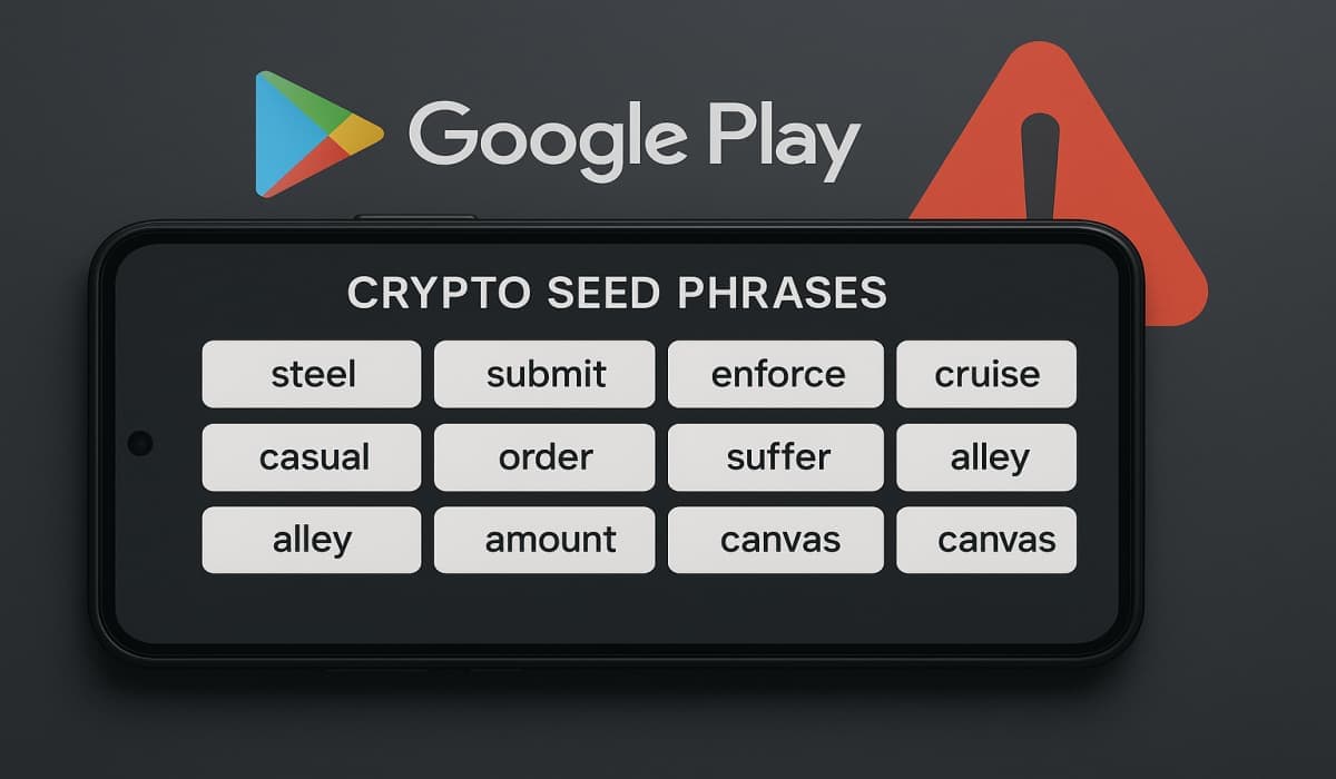 Over 20 Malicious Apps on Google Play Steal Crypto Recovery Phrases