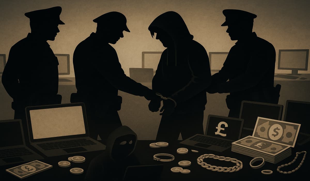 14 Arrested in £47 Million UK Tax Phishing Scam