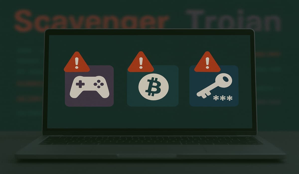 Scavenger Trojan Exploits Fake Game Mods and Browser Flaws to Steal Crypto Wallet Data