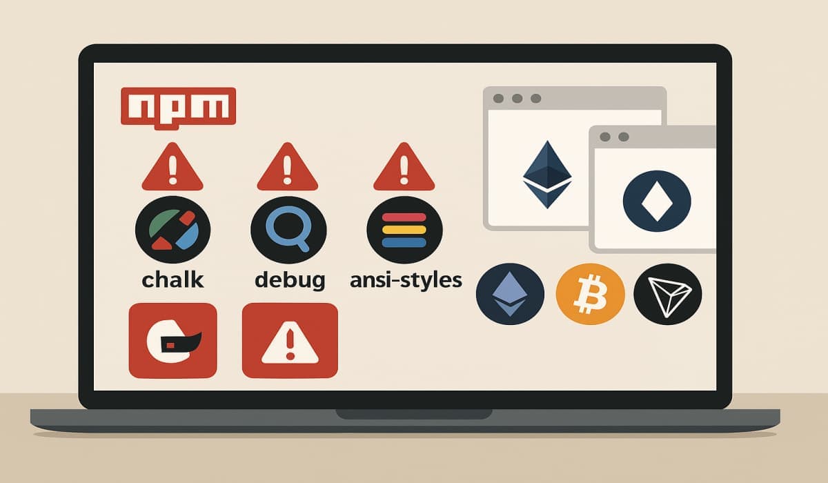 Unprecedented npm Attack: 18 Packages Compromised with 2 Billion Weekly Downloads