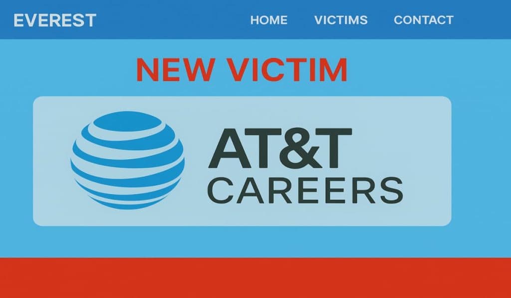 Everest Ransomware Group Claims Breach of AT&T Careers, Stealing 576,000 Records