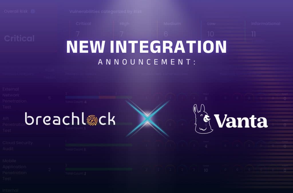 BreachLock and Vanta Integration Bridges Security Testing and Compliance