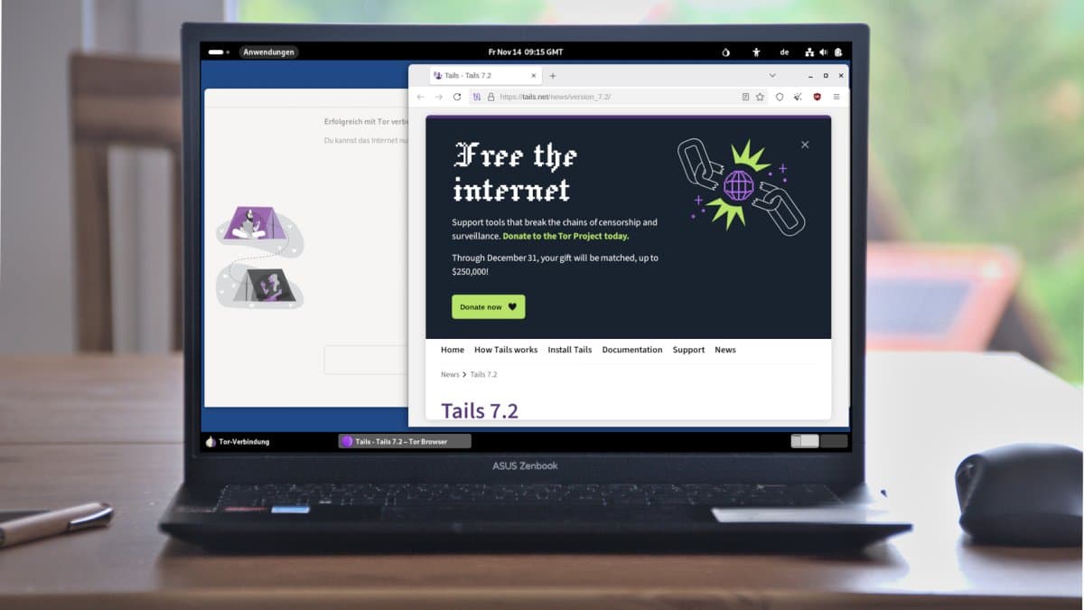 Tails 7.2 Released with Minor Security and Stability Enhancements