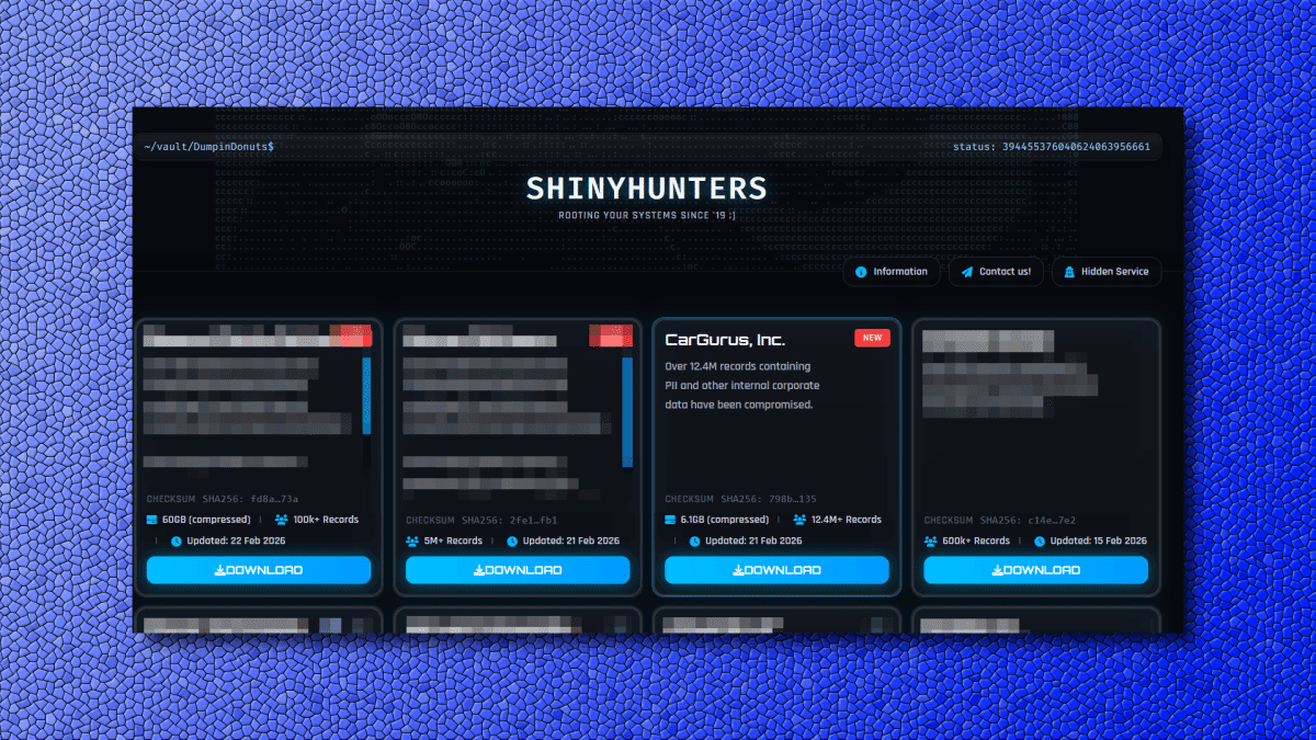 CarGurus Data Breach: 12.5 Million User Records Stolen by ShinyHunters