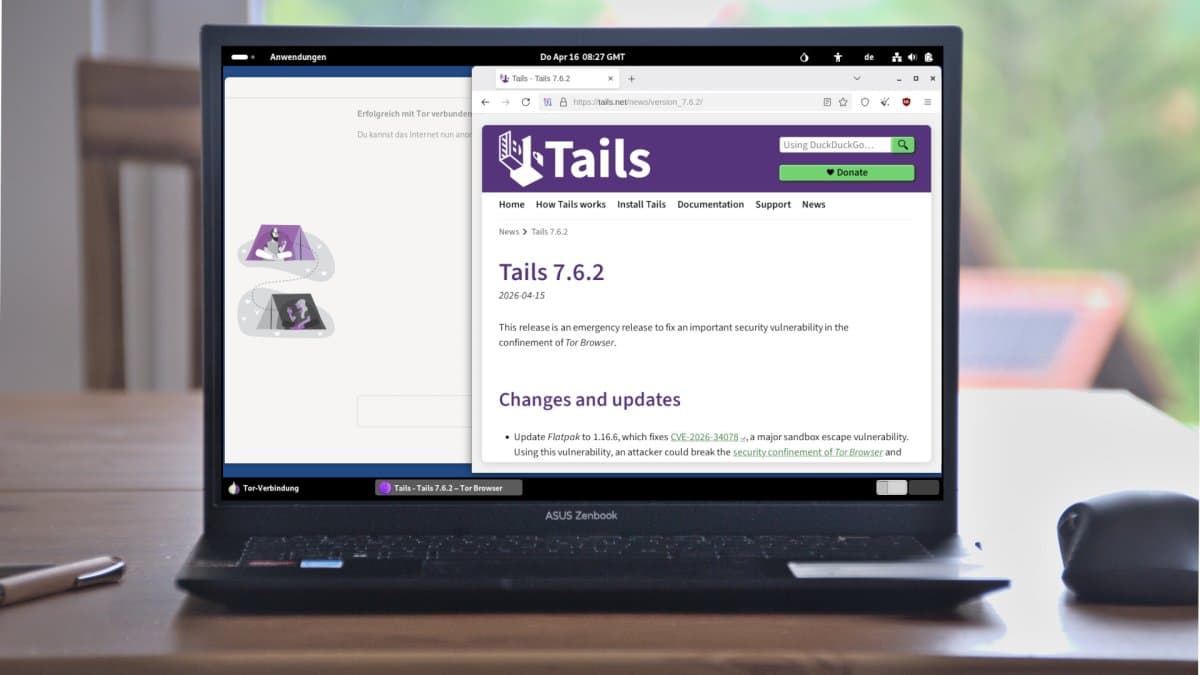 Emergency Update for Tails 7.6.2 Addresses Flatpak Security Vulnerability