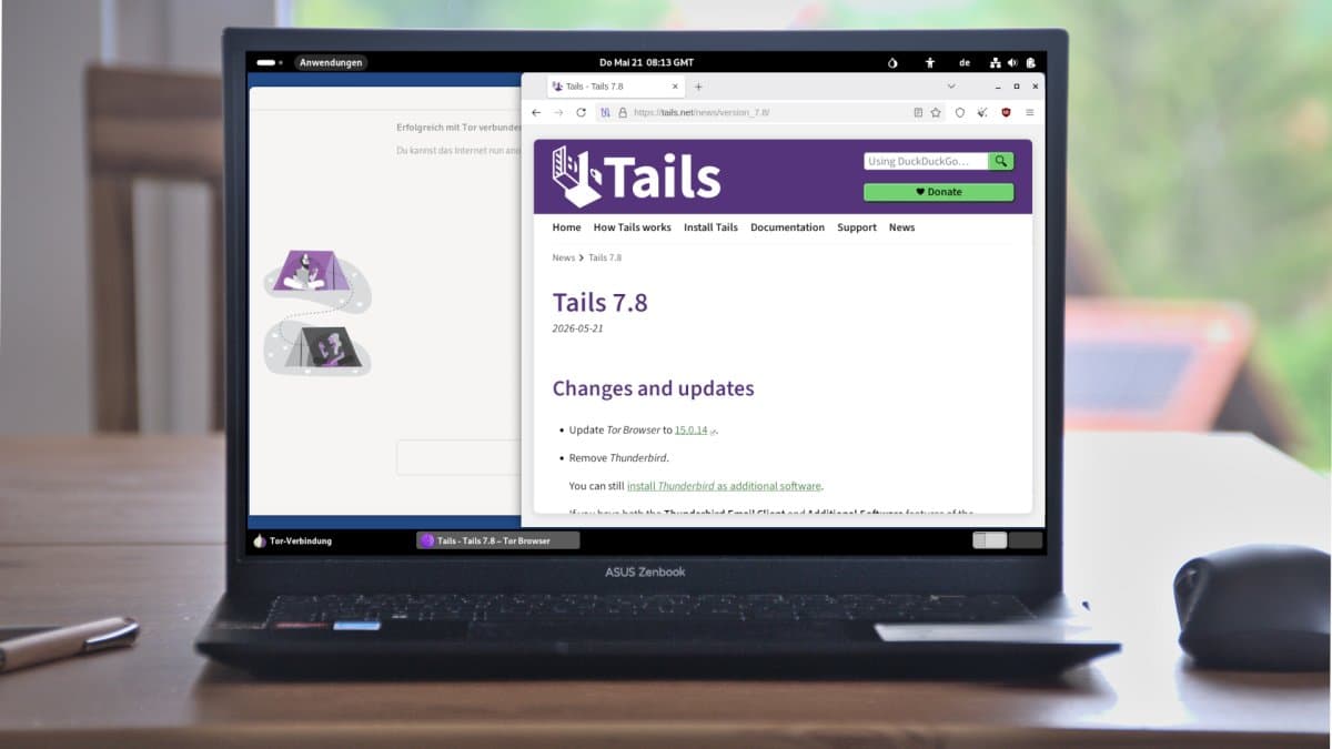 Tails 7.8 Update Enhances Security and Streamlines Software Configuration