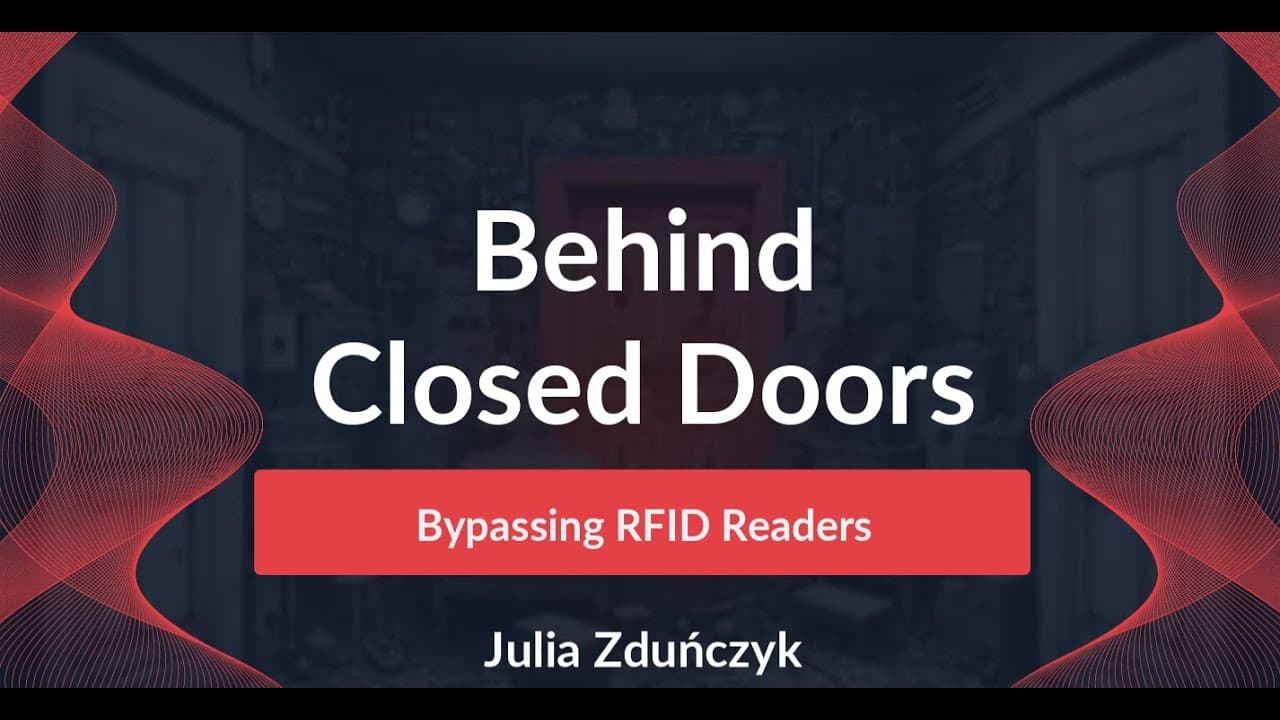 New Video from @BlackHatOfficialYT: Expert Shares Insights on Bypassing Physical Access Control Systems and RFID Readers