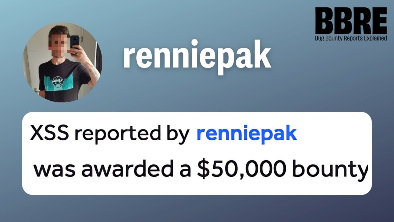 New Video from @BugBountyReportsExplained Featuring René, a Dutch Bug Bounty Hunter