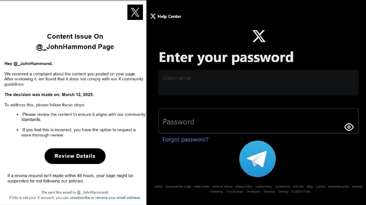 John Hammond Analyzes Phishing Email Targeting Twitter Users