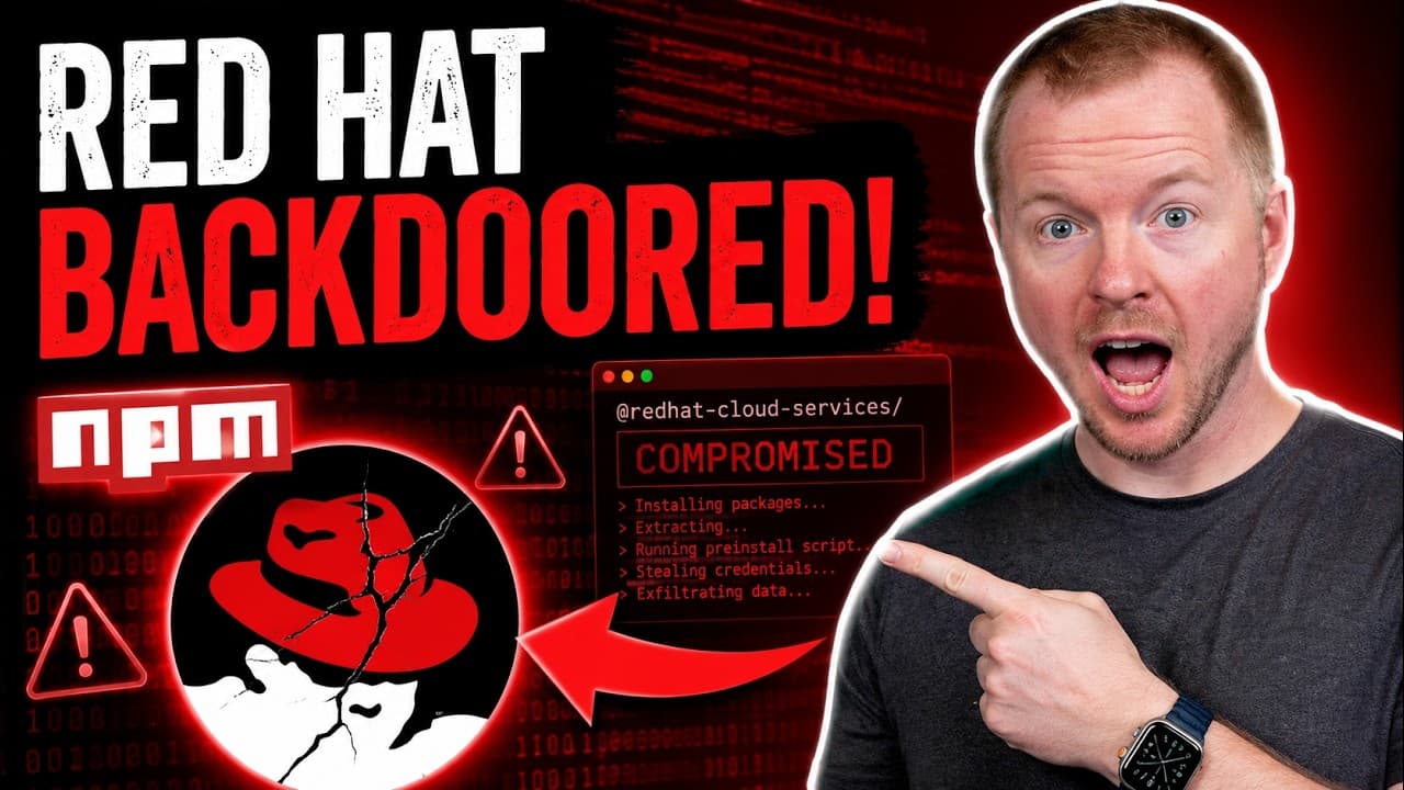 Supply Chain Attack on Red Hat's npm Channel Distributes Backdoored Packages