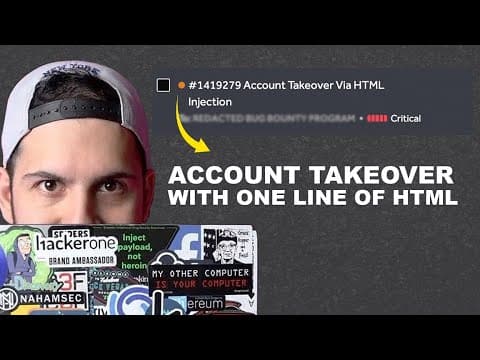 NahamSec Demonstrates Session Hijacking Technique Exploiting Browser Vulnerability