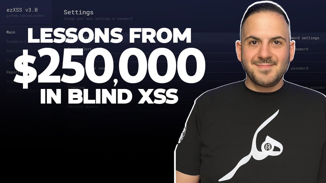 NahamSec Shares Strategies for Exploiting Blind XSS Vulnerabilities