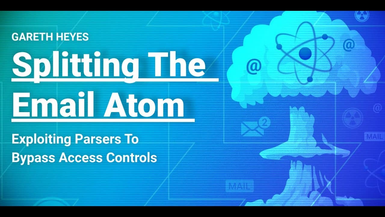 New Video from @BlackHatOfficialYT Explores Email Parsing Vulnerabilities