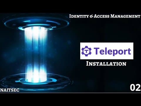 Video Guide on Installing Teleport PAM Solution