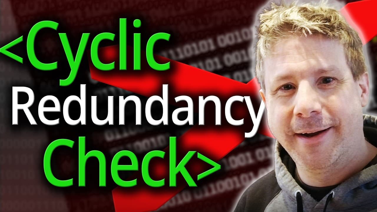 Video Explains Cyclic Redundancy Checks (CRCs) in Data Transmission