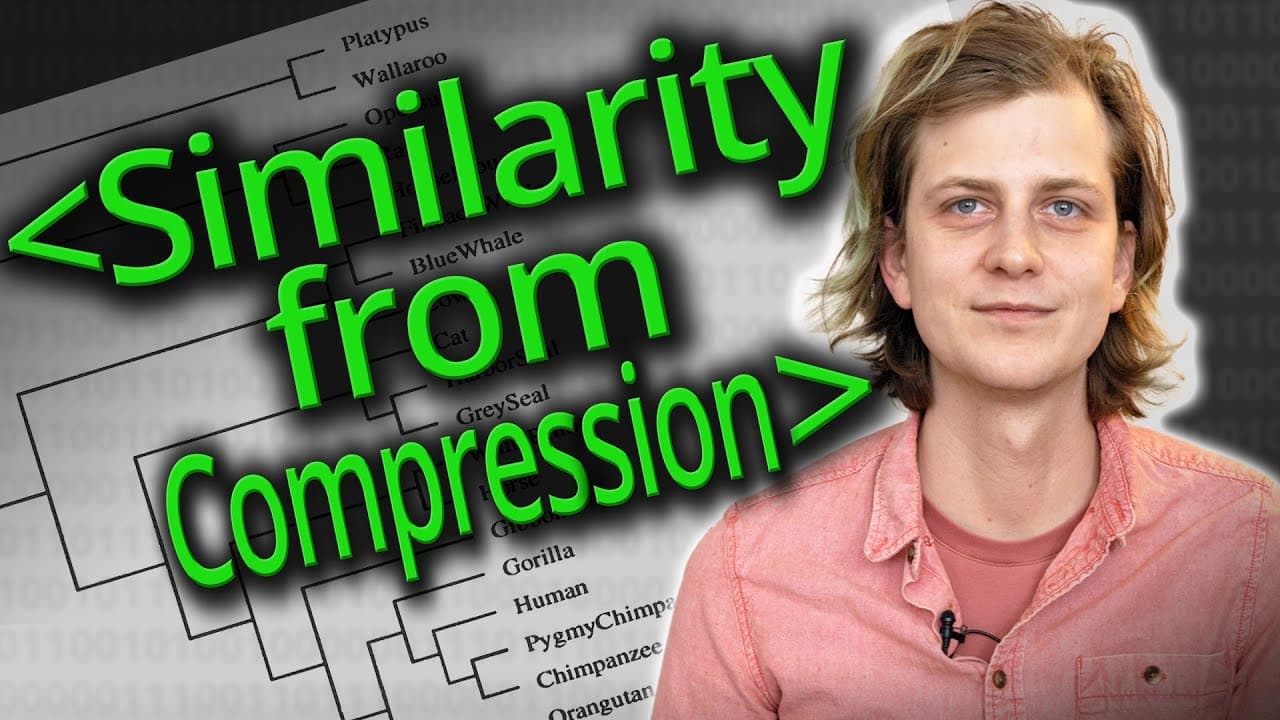New Computerphile Video: Using File Compression for Phylogenetic Trees