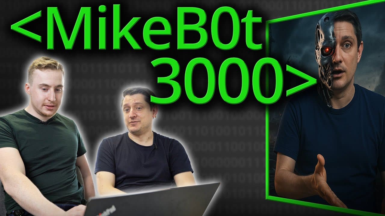 New Video from @Computerphile: Creating an AI Version of Mike