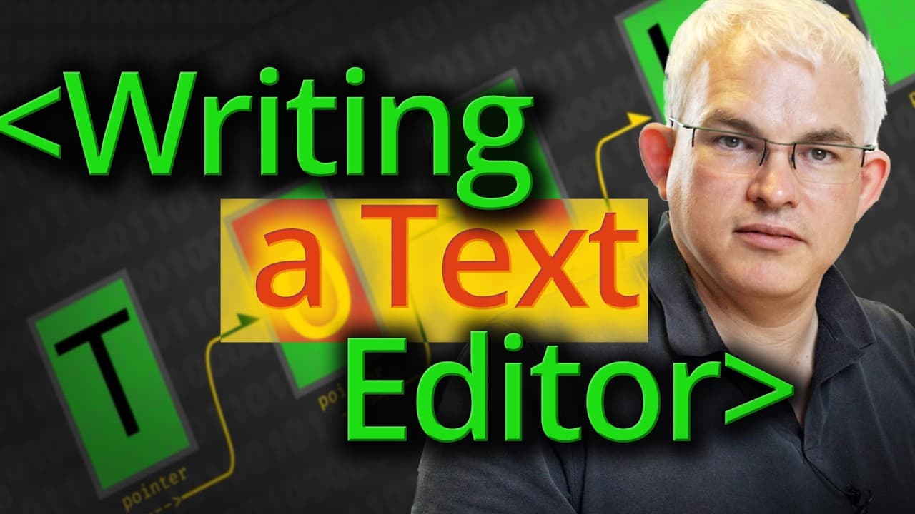 New Video from @Computerphile Explores Text Editors